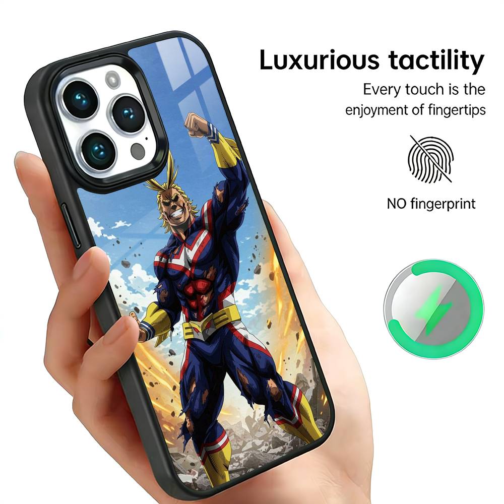 

A-All Might T-Toshinori Yagi Phone Case For iPhone17,16,15,14,13,12,11 Plus,Pro Max For Magsafe Wireless Charging iPhone13PROMAX