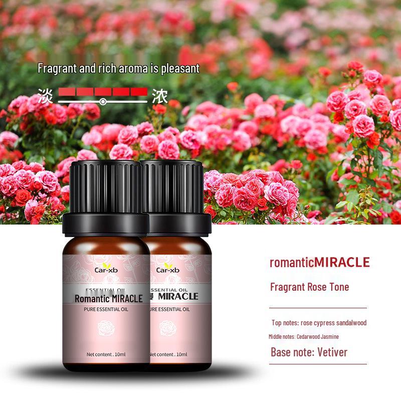 Car Aroma Crystal Pendant Perfume Set - Essential Oil Fragrance & Deodorizing Diffuser Refill