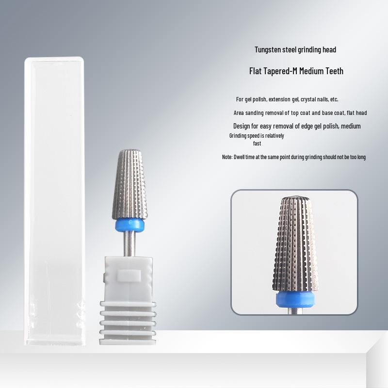 Tungsten Steel Nail Art Manicure Grinding Head for Cuticle and Nail Removal