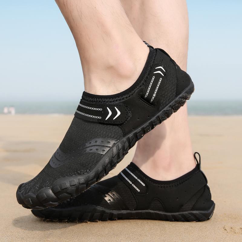 Männer/Frauen Outdoor Fünf-Finger-Schwimmschuhe Watschuhe Gummi Weiche Unterseite Wassersport Strandschuhe