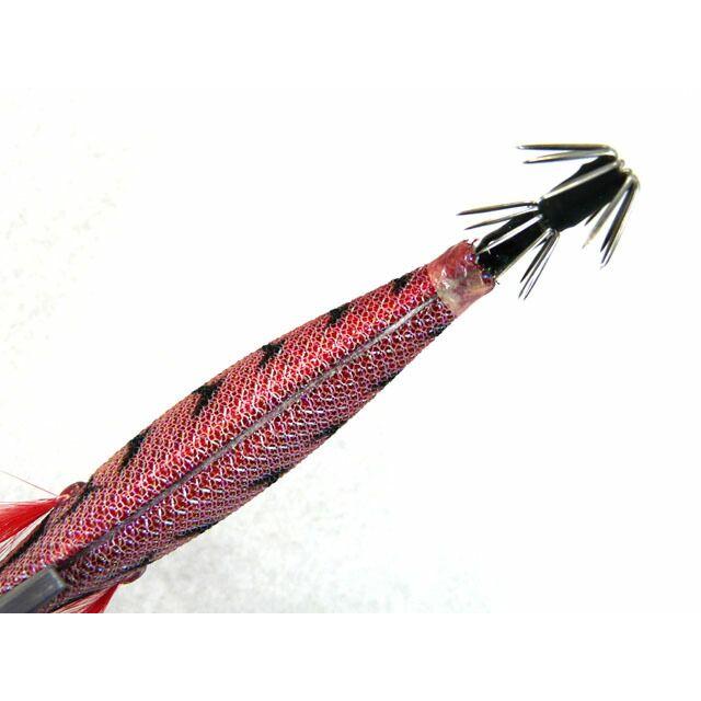 Used HARIMITSU Sumizoku Soft (Slow Fall) No. 3.5 J04 Red Shrimp R 19.5g Fixed Line Eye Squid Strategy Eging Egi Bait Tree Squid Fishing Blue Squid