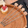5Pcs Coffee Mixing Stick with Long Handle Elegant Cocktails Stir Stick for Home Use Practical Milk Powder Stirring Rod