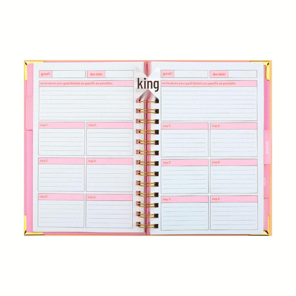 2025 Cross-Border Foreign Trade English Weekly Agenda and Goal Planner Notebook