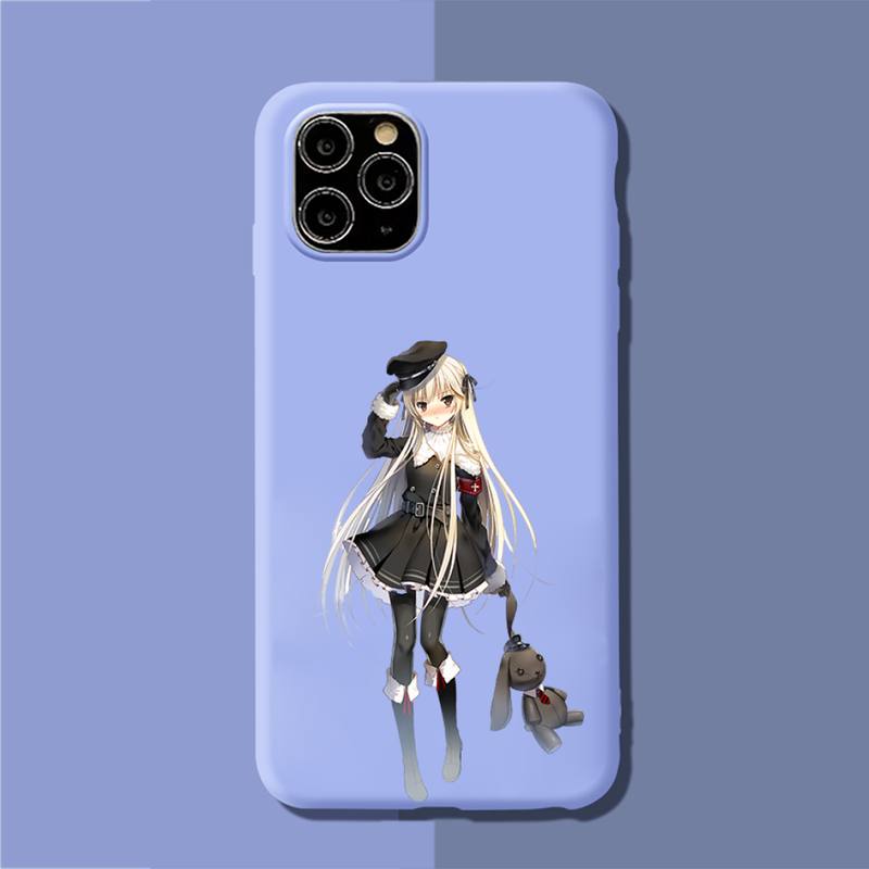 YNDFCNB Yosuga no Sora Phone Case Soft Solid Color for iPhone 11 12 13 mini pro XS MAX 8 7 6 6S Plus X XR