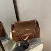 Nuove Borse a Tracolla Casual alla Moda per Donna Grande Capacità Vintage Borse da Spalla con Custodia Borsa a Catena Casual e Versatile con Texture