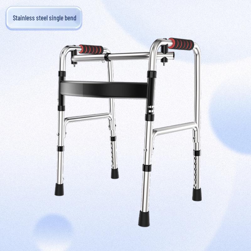 Single Bar Walker - Stainless Steel & Aluminum Alloy One Size