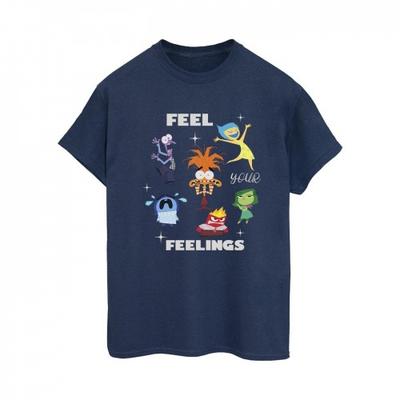 Inside Out 2 Womens/Ladies Feelings Cotton Boyfriend T-Shirt