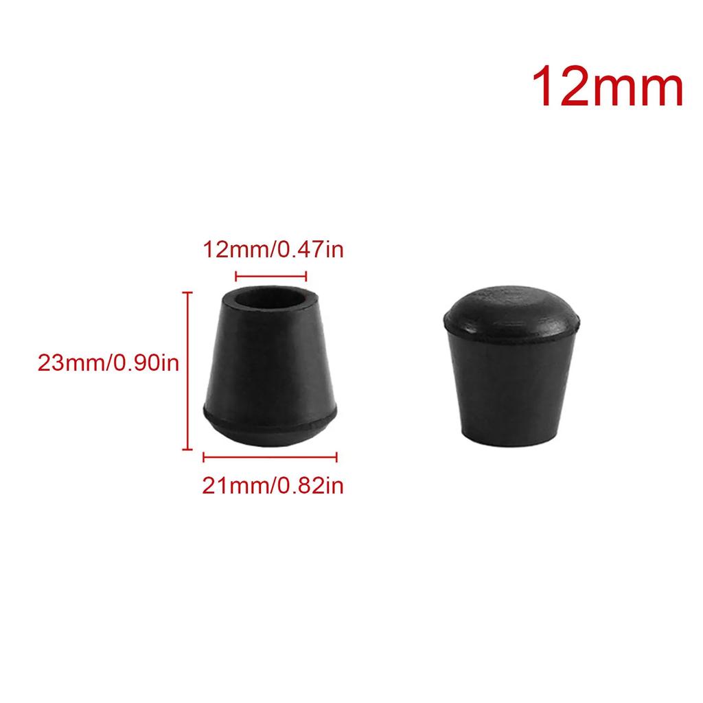 4-24pcs Round Furniture Foot Caps Chair Table Sofa Anti-Slip Silent Rubber Leg Pad Wooden Floor Anti-Scratch Protective Pad