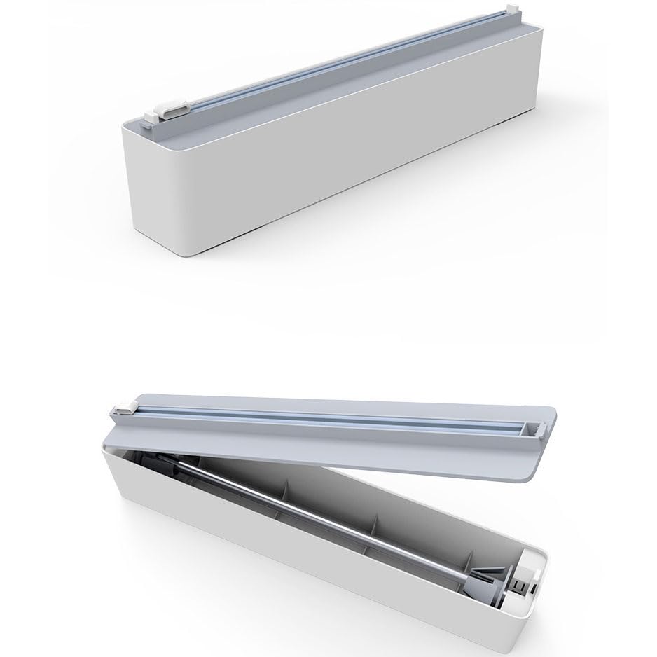 

Magnetic wrap wrap wrap kitchen accessory cutter, case, compact, simple, holder, белый