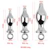 Metal Silver Lifting Ring Butt Plug Back Court Anal Expansion Pull Ring Anal Plug Butt Plug Alternative Adult Supplies Anal Bolt