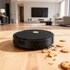 Robotstøvsuger og mopp kombinasjon Oppladbar feiende støvsuging mopping 3-i-1 robotstøvsuger Mini feierobot for hardt gulv