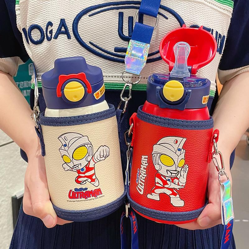 Ultraman Childrens Thermos Flask With Leakproof Lock And Large Capacity