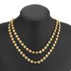 1 Meter Stainless Steel Gold Color 5mm Round Flower Chains Women Choker Necklace Making DIY Jewelry Making Accessories Supplies