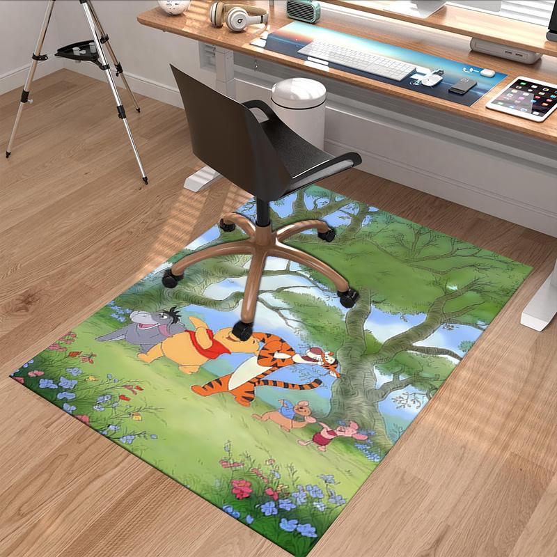Winnie Pooh Friends Carpet For Playroom Bedroom Living Room Sofa Home Decorkids Game Area Rug Nonslip Floor Mat