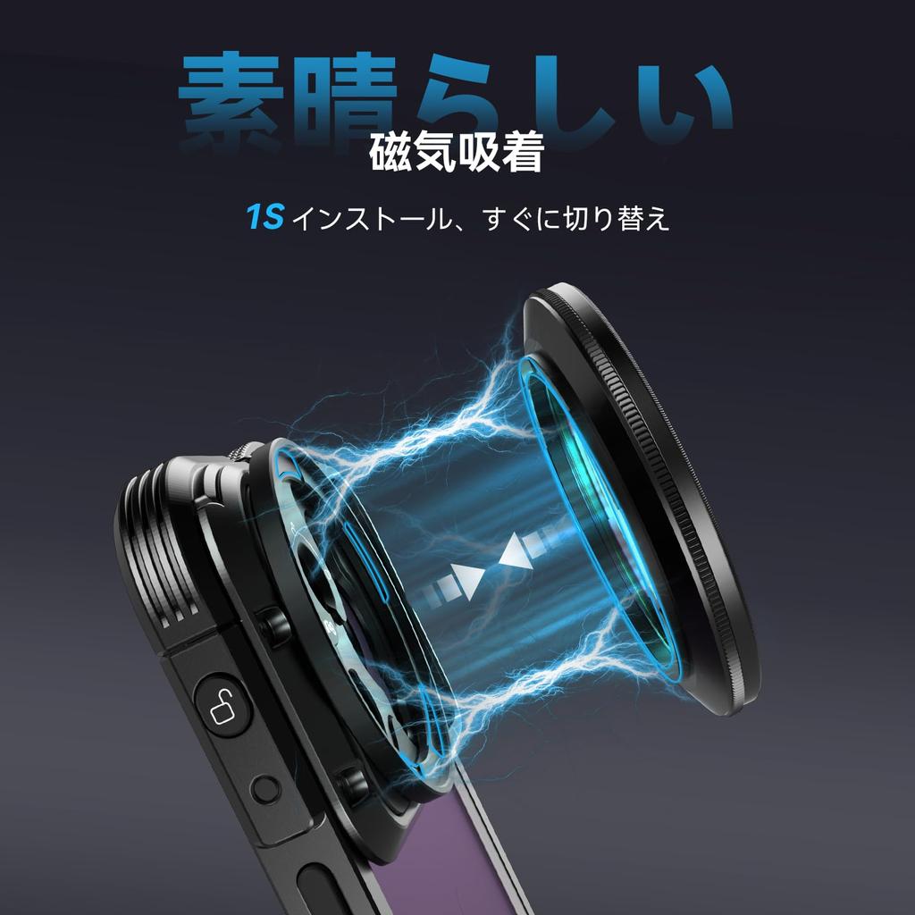 SmallRig Aufsteckbarer VND Filter 52mm 4215 ND2-ND32 (1-5 Stopp)