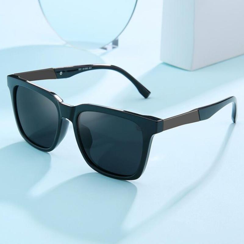 Damen Retro Myopie-Linse Quadratische Sonnenbrille Herren Metall Fahrer Korrekturbrille Damen 0 -0,5 -0,75 -1,0 Bis -6,0
