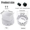 Round To Square Rain Gutter Downspout Adapter Rainwater Collection Diverter  Outdoor Drainage