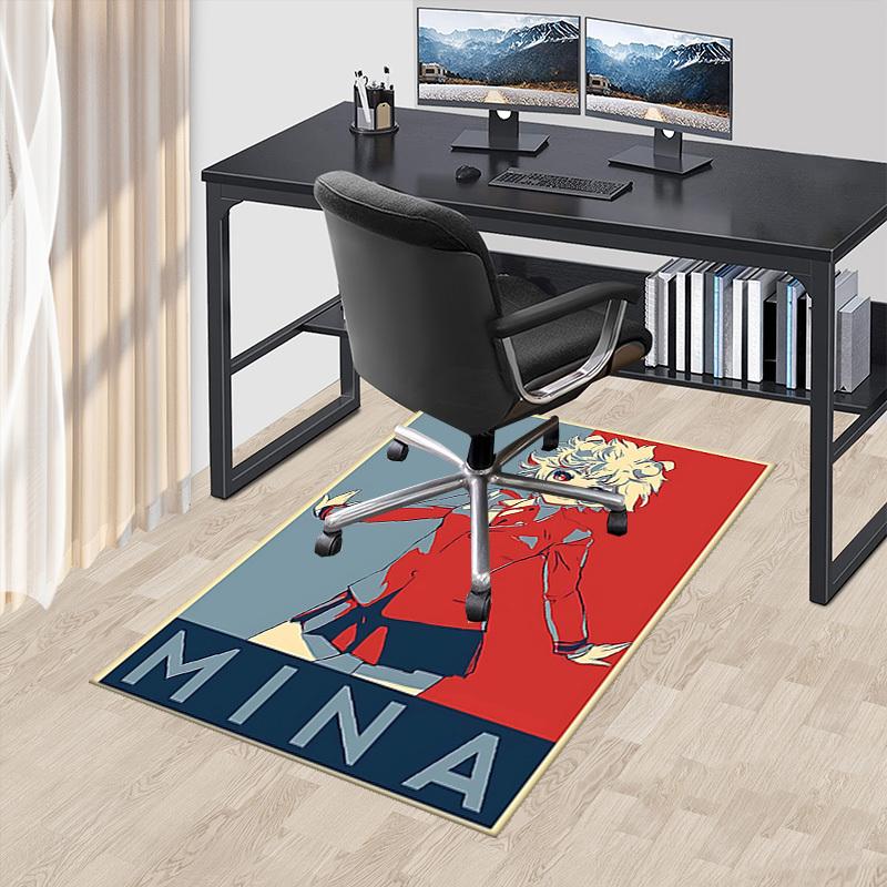 

1pc Anime Cartoon Design Office Chair Mat - Mina - Non-Slip Carpet for Home Decor, Suitable for All Seasons - Perfect Gift for Anime Lovers.T024 60cm by 90cm