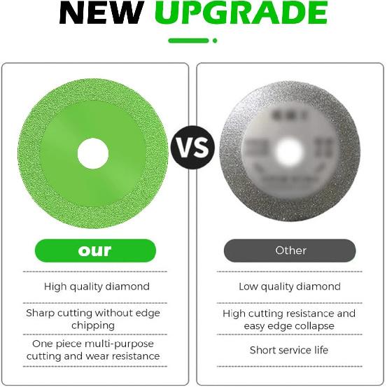 1/5Pcs Glass Cutting Disc 4 Inch Diamond Circular Saw Blade Wear Resistant Tile Cutting Wheel Angle Grinder Accessories for Jade Crystal Wine Bottle