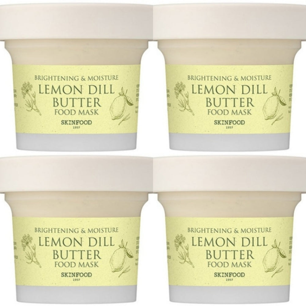 SKINFOOD Zitrone Dill Butter Lebensmittel Maskenpackung 120g*1Stk/2Stk/4Stk