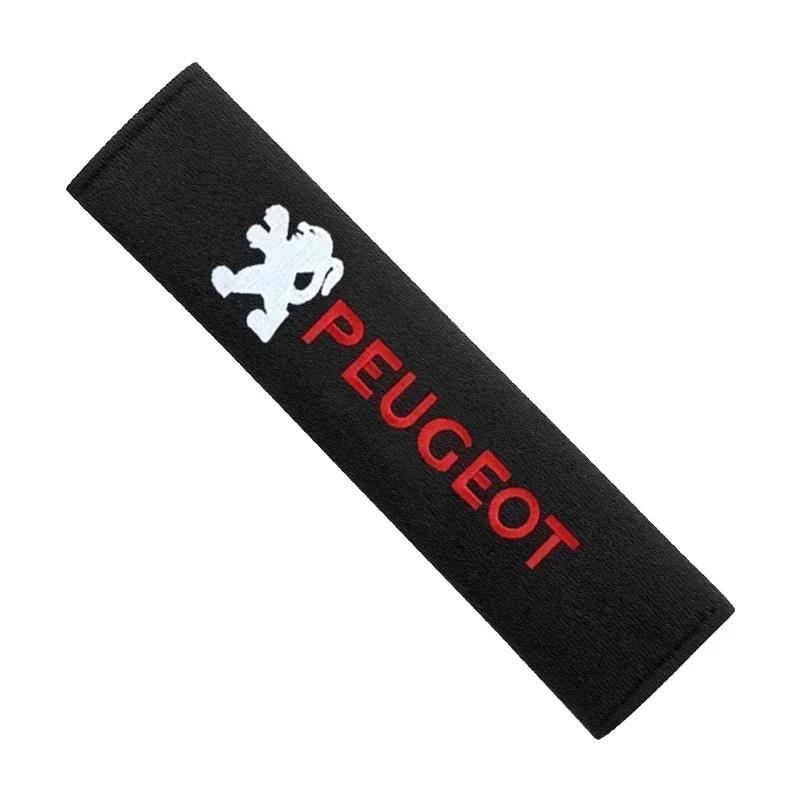 

2026 Hot Car Sticker Car Seat Belt Cotton Safety Belt Shoulder Protector Cover Car Accessories For Peugeot 206 307 308 3008 207