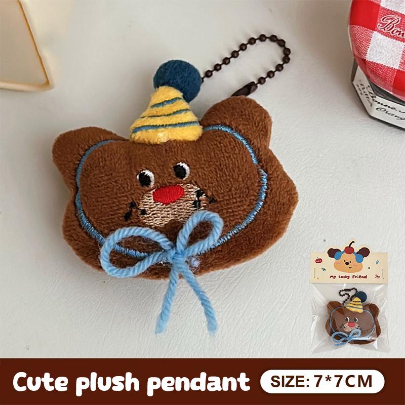 Mini Cartoon Small Animal Doll Toy Keychain Creative Cute Pendant Keychain Exquisite Backpack Decoration Accessories Gifts