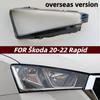 Skoda Fabia Headlight Cover for 2020-2022 Models - Front Transparent Lamp Housing