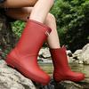 Quality Parent-child Rain Shoes Outdoor Travel Camping Wading Rain Shoes Women Daily Rainy Day Commuting Work Adult Rain Boots Men