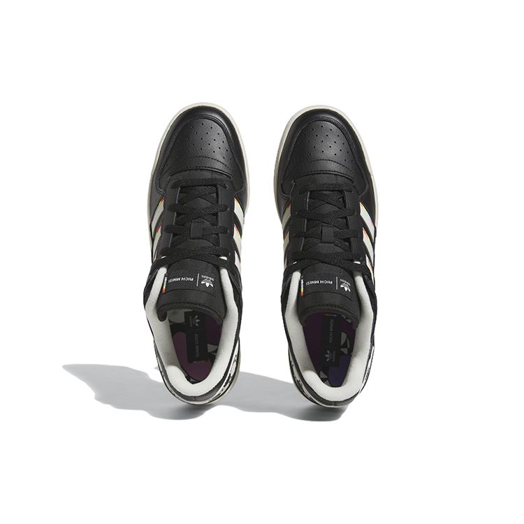 Adidas Originals Forum Pride RM PU Leather Low-Top Sneakers Unisex sneakers Black White ID7491