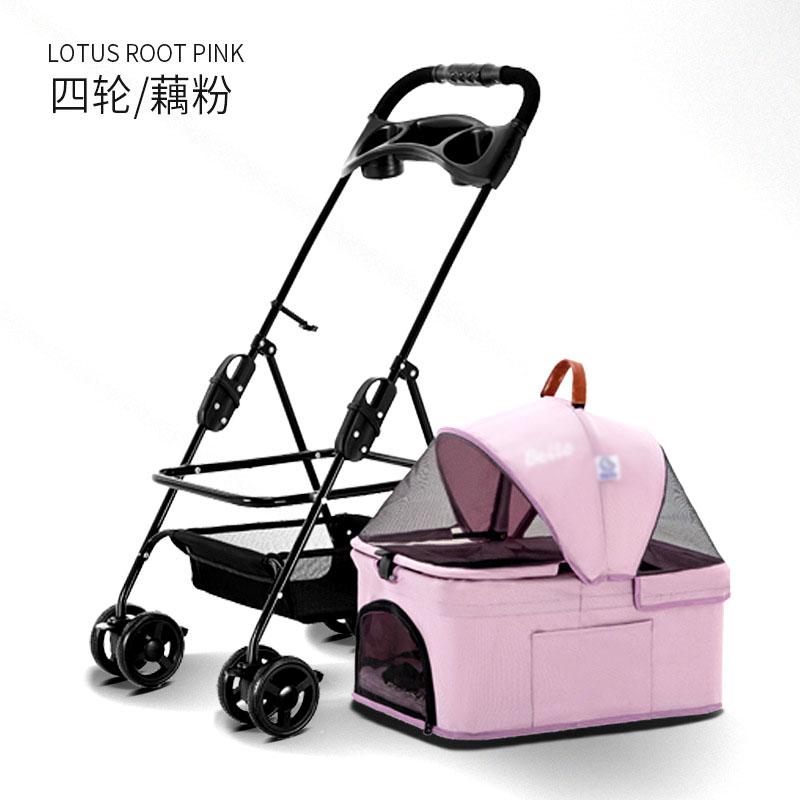 Small Medium Sized Dog Cart Light Foldable Transportation Walking The Cat Dog Car Seat Dual Purpose Garden Cart Pet Accessories