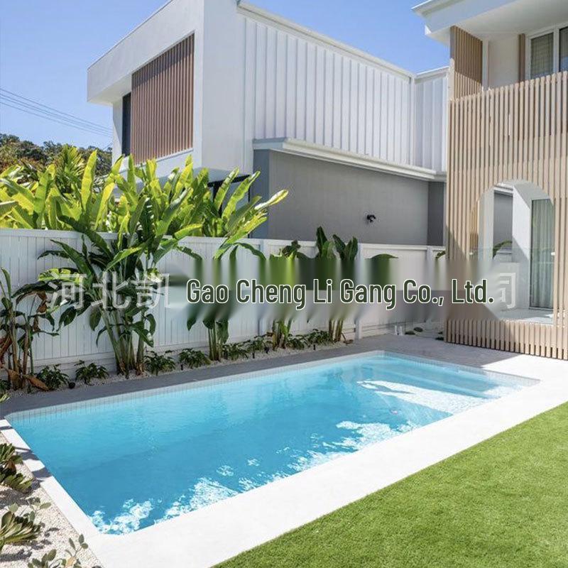 Customizable Fiberglass Family Spa Pool: Above & In-Ground Options
