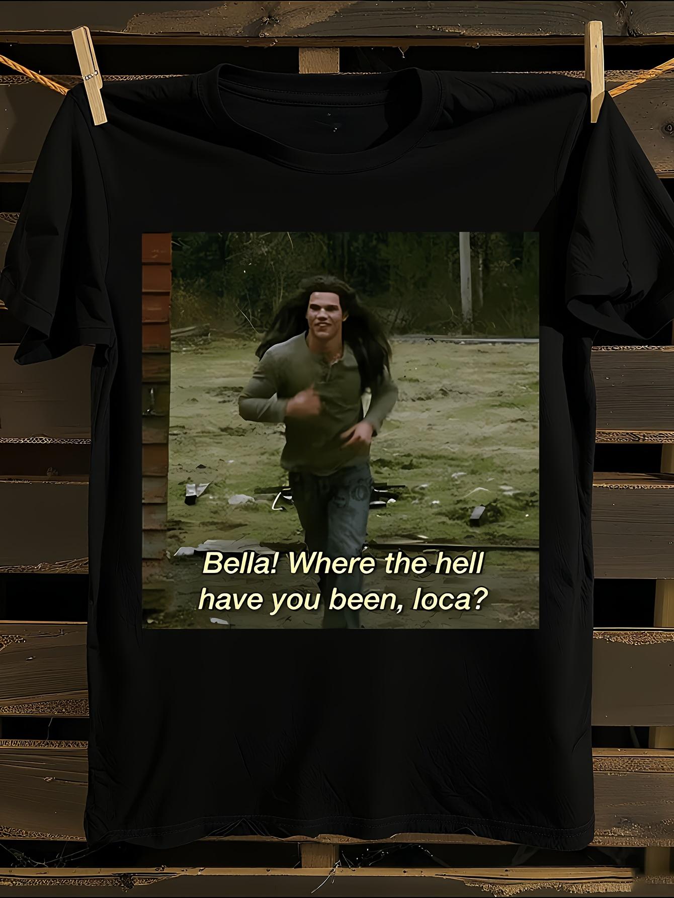 Unisex Twilight Movie Bella and Edward Iconic Quote T-shirt XL