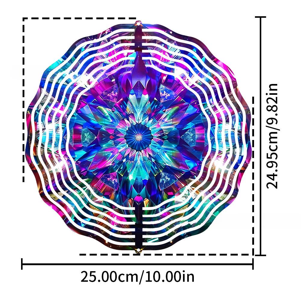 New Style, Mandala, 3D Rotating Wind Decoration, Home and Outdoor, Courtyard Garden, Pendant Decoration, Gifts