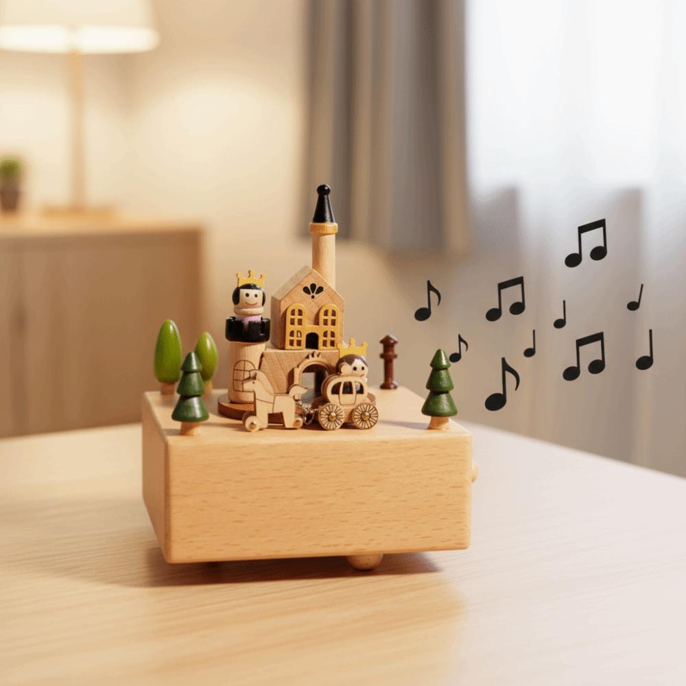 Ballett tanzendes Mädchen drehbare Spieluhr rotierendes Karussell handgekurbelte Spieluhr Weihnachtsgeschenk