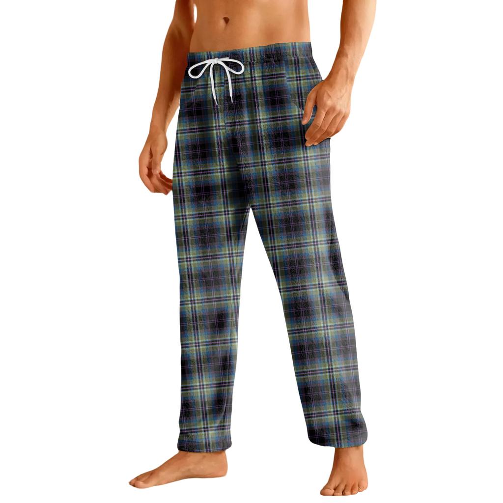 Men's Home Soft Pajama Pants Drawstring With Pockets Casual Sports Pants