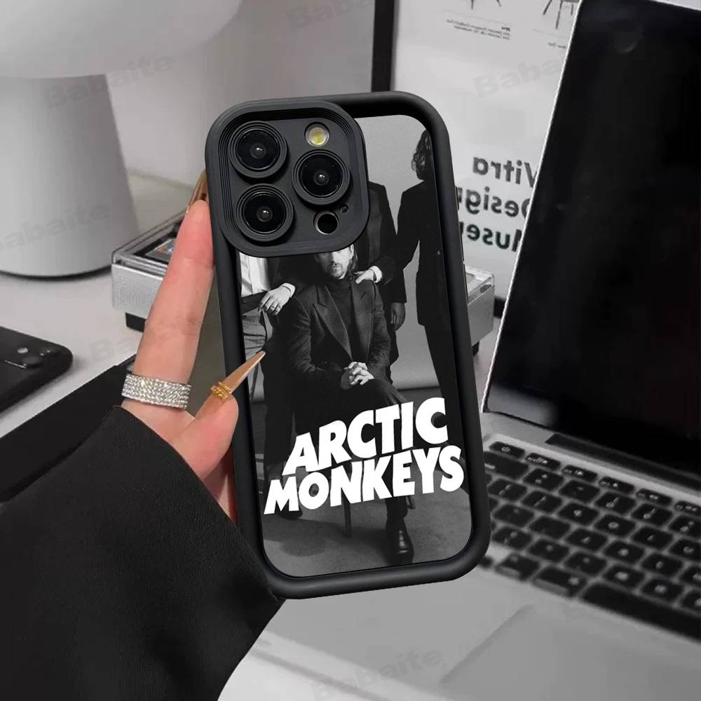 

Band Arctic M-Monkeys Phone Case For IPhone 17 16 15 14 13 12 11 Pro Max Mini Plus Soft TPU Back Cover iPhone 17 Air
