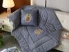 Four Seasons Pillow Blanket: Dual-Use Backrest Cushion for Car, Office & Bedside