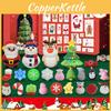 Mignon Cadeau Surprise de Noëlcalendrier de l'Avent de Noël Jouet Squishy