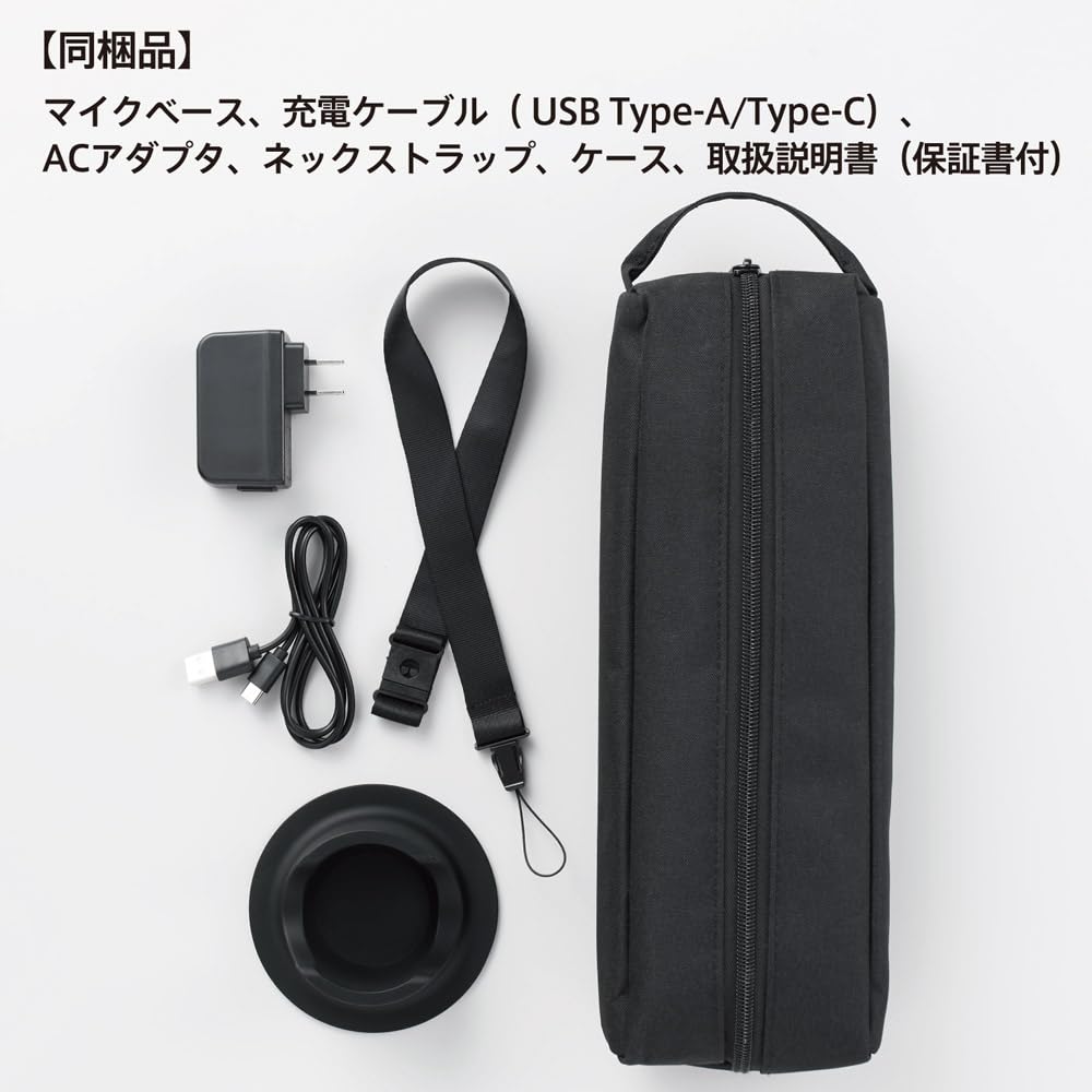 King Jim speaker with microphone SPMC10 black