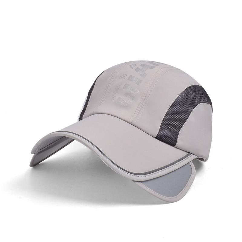 Summer Sun Protection Cap With Retractable Brim For Outdoor Cycling And Casual Wear