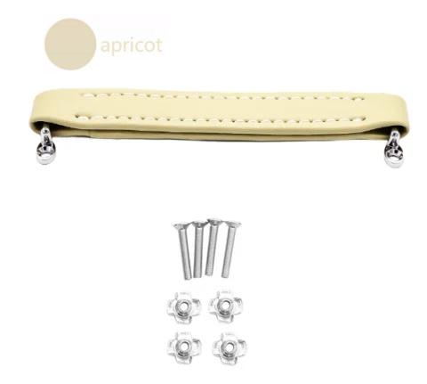 Leather Handle -Vintage Style Soft Leather Guitar Amplifier Speaker Handle Cabinet Drawer Knobs Gear Hardware Parts Accessories