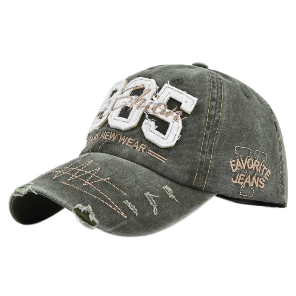 Hip-hop Distressed Faded Cap Adjustable Sunscreen Hats Man Women Outdoor Sports