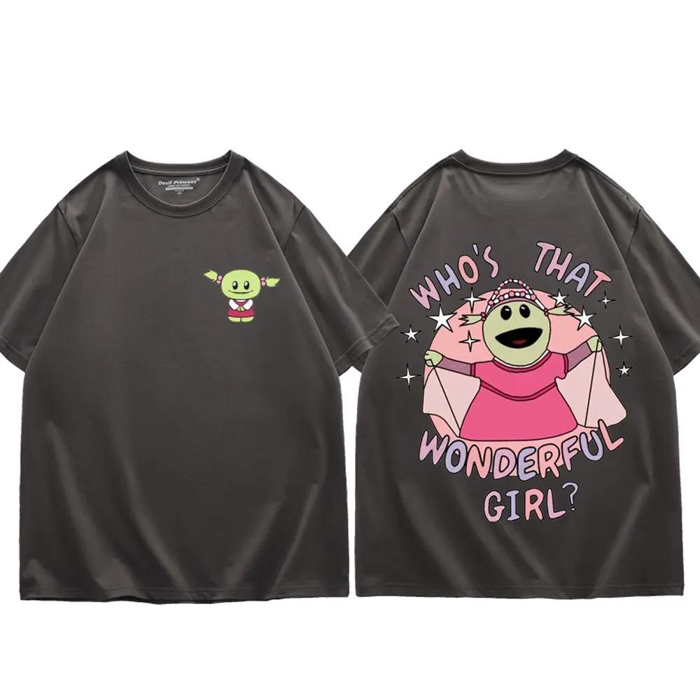 

Замечательные графические футболки Nanalan для девочек, мужские, женские, модные, мультяшные, с коротким рукавом, уличный стиль Y2k, футболки оверсайз S