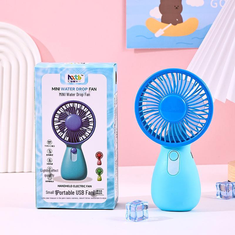 Portable USB Cartoon Handheld Mini Fan - Multifunctional Electric Fan, Ideal for DIY Small Gifts