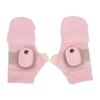 Electric Heated Gloves Rechargeable Quick Heating Portable Heated Gloves for Indoor Outdoor Winter Use Pink