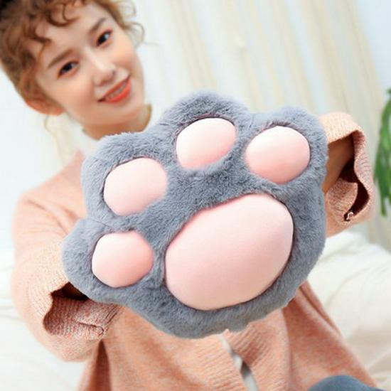 Electric Plush Hot Water Bottle: Washable, Cute Warm Baby Compress Bag & Hand Warmer