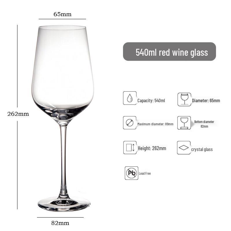 ZISIZ Crystal Glass Champagne Flute