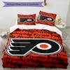 Philadelphia Flyers Design Bed Bedding Set 1 Duvet Cover + 2 Pillowcases Soft Breathable Household Bed Linens