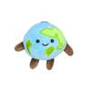 24pcs/lot 10cm Cute Realistic Earth Plush Toy pendant Cartoon Small Earth Bag Keychain Accessory