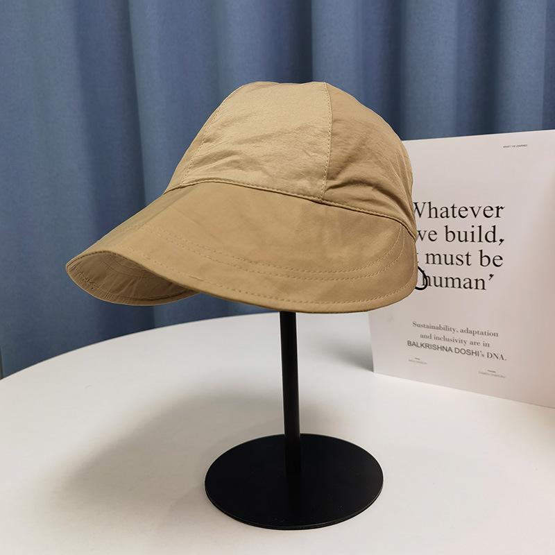 Spring and summer sunscreen UV protection large brim sun hat women